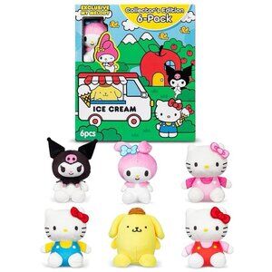 Micro Teenies Hello Kitty & Friends 6-Pack – Miniature Plush Figures